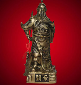 武财神如关公或赵公明,必须面对大门屋外,既可 ...