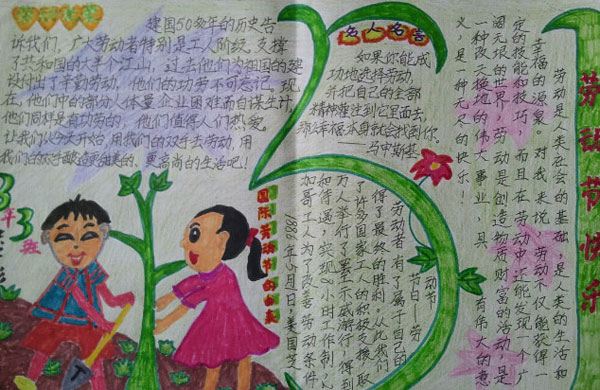 劳动节手抄报:五一劳动节的意义