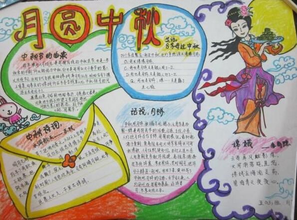 我们的节日中秋节手抄报