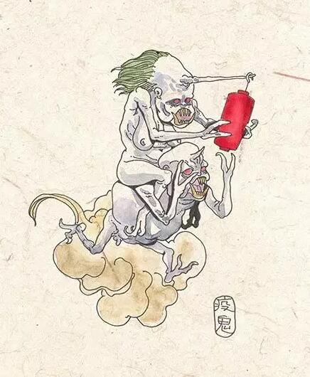 百鬼录(附图),中国百鬼录百鬼图鉴,中国百鬼图