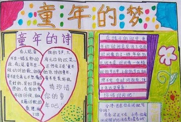 六一儿童节手抄报内容,关于儿童节的手抄报