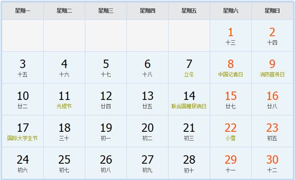 1941年1月日历表农历庚辰(龙)年戊子月