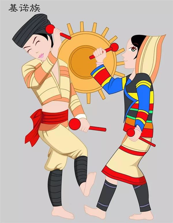 关于基诺族的画,基诺族简笔画,基诺族的传说(第7页)_大山谷图库